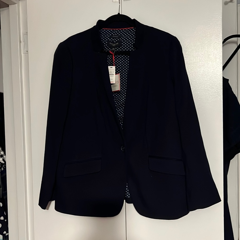 Talbots Aberdeen navy  suit jacket. Brand New